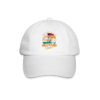 I don t walk on water but it s close - Jesus - SUP - Baseballkappe - Weiß/Weiß - Vorne