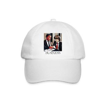 BUSINESS - Baseballkappe - Weiß/Weiß - Vorne