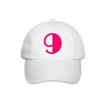 9. ALLES GUTE ZUM GEBURTSTAG. ALLES GUTE ZUM GEBURTSTAG! - Baseballkappe - Weiß/Weiß - Vorne