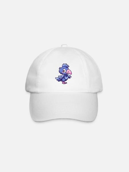 Schuhschnabel Tänzer - Baseballkappe - Weiß/Weiß