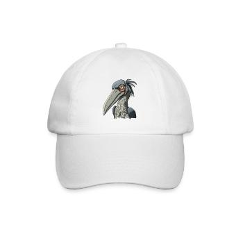 Schuhschnabel - Baseballkappe - Weiß/Weiß - Vorne