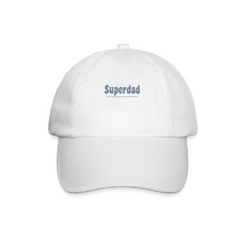Superdad - Baseballkappe - Weiß/Weiß - Vorne