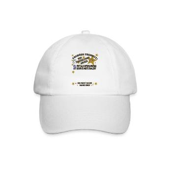 Hochzeit Zubehör Geschenkidee - Baseballkappe - Weiß/Weiß - Vorne
