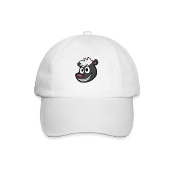 Stinktier - Baseballkappe - Weiß/Weiß - Vorne