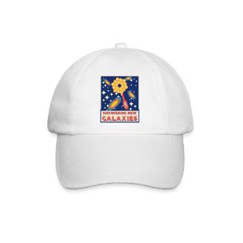 Neue Galaxien entdecken - Baseballkappe - Weiß/Weiß - Vorne