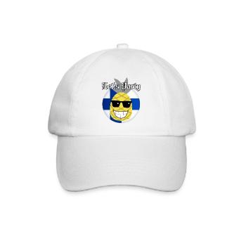 Jetzt lasst uns feiern - Baseballkappe - Weiß/Weiß - Vorne