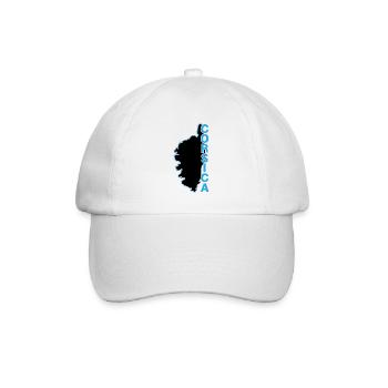 Korsika Wappen - Baseballkappe - Weiß/Weiß - Vorne