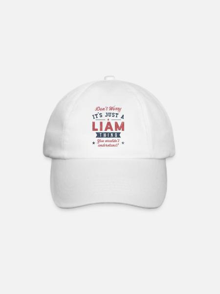 Es ist eine Liam-Sache - Baseballkappe - Weiß/Weiß