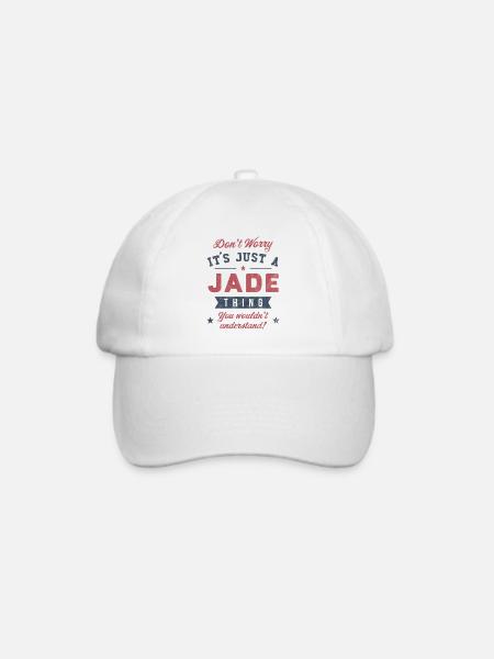 Es ist eine Jade-Sache - Baseballkappe - Weiß/Weiß