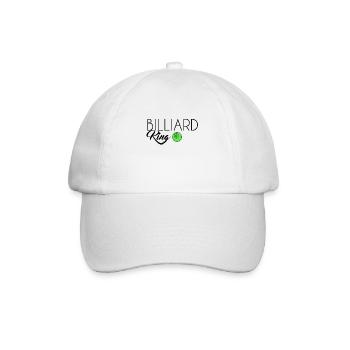 Billiard King - Baseballkappe - Weiß/Weiß - Vorne