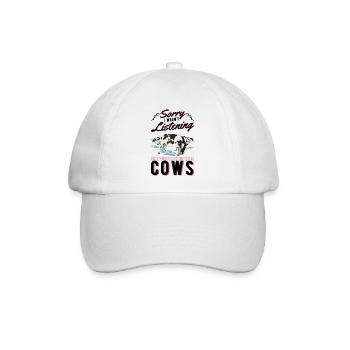 Kuh Landwirt Rinderzüchter Bauer Kühe - Baseballkappe - Weiß/Weiß - Vorne
