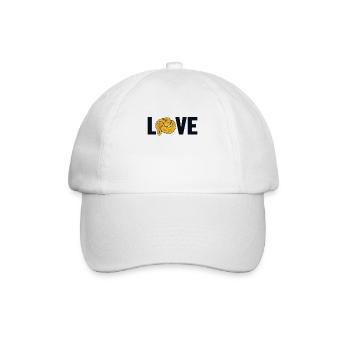 Love Schuppenkriechtiere Python Schlange Banana - Baseballkappe - Weiß/Weiß - Vorne