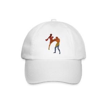 Kickboxing - Baseballkappe - Weiß/Weiß - Vorne