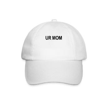 Deine Mutter lustig, ich liebe deine Mutter deine - Baseballkappe - Weiß/Weiß - Vorne