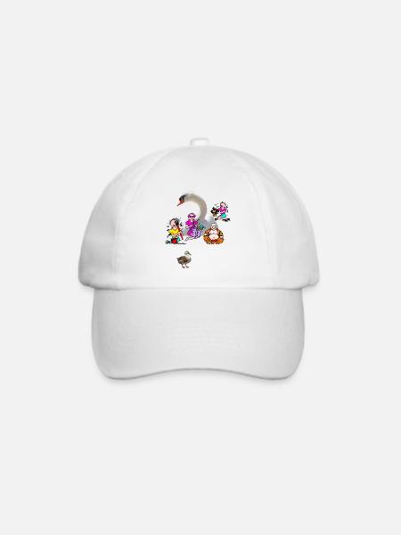Swan Company - Baseballkappe - Weiß/Weiß