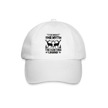 Jagen Jäger Jagen Spruch Jäger Geschenke - Baseballkappe - Weiß/Weiß - Vorne