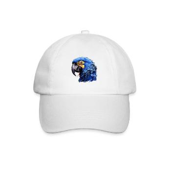Hyazinth Ara - Baseballkappe - Weiß/Weiß - Vorne