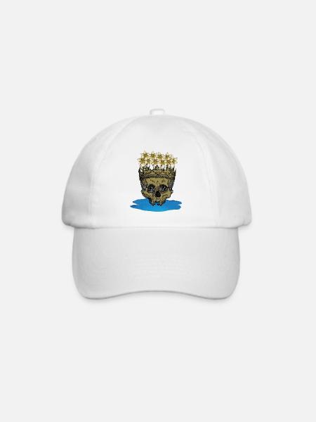 Tod des Narziss - Baseballkappe - Weiß/Weiß