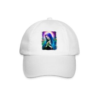 Heilige Maria Maria Madonna Mariana Jungfrau Maria Heilige - Baseballkappe - Weiß/Weiß - Vorne
