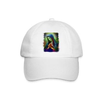 Heilige Maria Maria Madonna Mariana Jungfrau Maria Heilige - Baseballkappe - Weiß/Weiß - Vorne