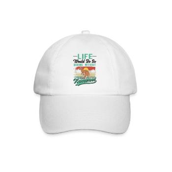 Australisches Känguru Australien Kangaroo - Baseballkappe - Weiß/Weiß - Vorne