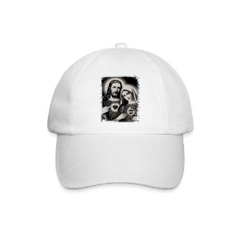 Heilige Maria Maria Madonna Mariana Jungfrau Maria Heilige - Baseballkappe - Weiß/Weiß - Vorne