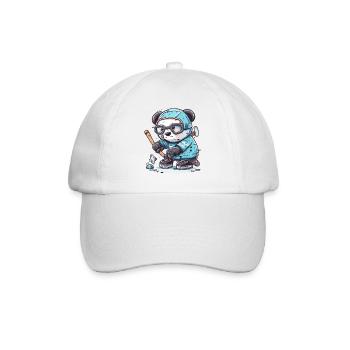 Panda Puckster - Baseballkappe - Weiß/Weiß - Vorne