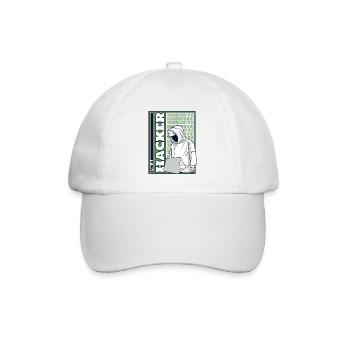 I'm A Hacker Social Engineering Phishing Sniffer - Baseballkappe - Weiß/Weiß - Vorne
