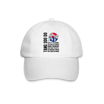 Tang Soo Do Geschenk - Baseballkappe - Weiß/Weiß - Vorne