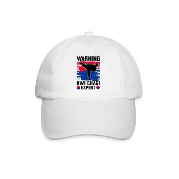 Tang Soo Do Geschenk - Baseballkappe - Weiß/Weiß - Vorne