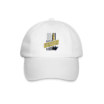 Excavator Seilbagger Raupenbagger Baggerführer - Baseballkappe - Weiß/Weiß - Vorne