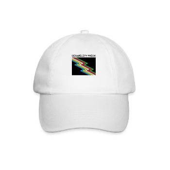 Behinderung Pride Month Awareness Disability Flagg - Baseballkappe - Weiß/Weiß - Vorne