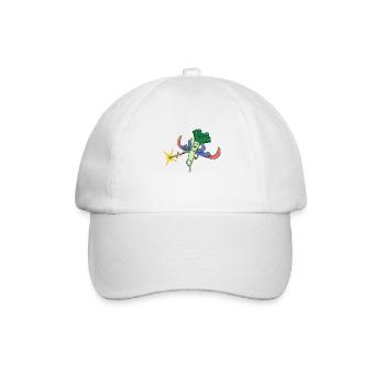 Zauberer Lauch - Baseballkappe - Weiß/Weiß - Vorne