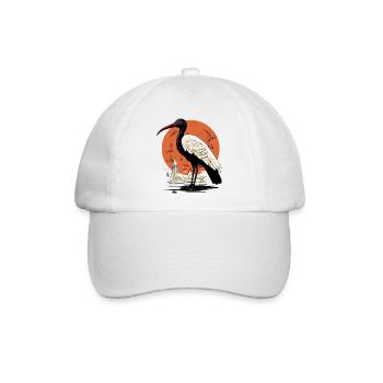 Ägyptisches ibis n°3 - Baseballkappe - Weiß/Weiß - Vorne