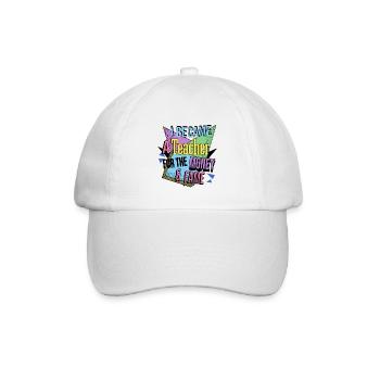 Money & Fame 90`s - Baseballkappe - Weiß/Weiß - Vorne