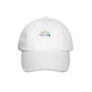 I Follow The Butterfly Trend - Baseballkappe - Weiß/Weiß - Vorne