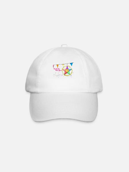 Kambodscha Khmer Neujahr Choul Chnam I Geschenk - Baseballkappe - Weiß/Weiß