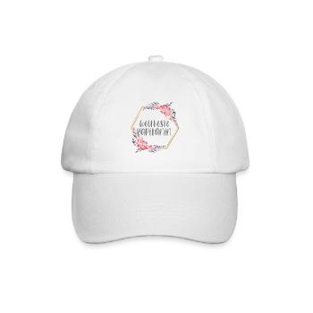 Weltbeste Kapitänin Segeln Boot Geschenk - Baseballkappe - Weiß/Weiß - Vorne