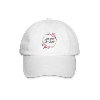 Weltbeste Kosmologin Kosmologie Beruf Geschenk - Baseballkappe - Weiß/Weiß - Vorne