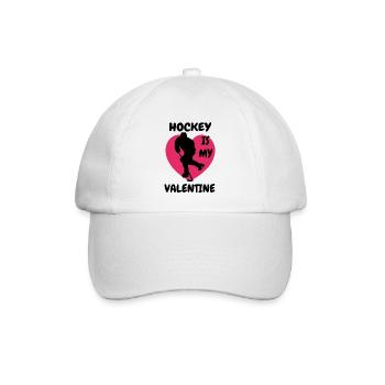 Eishockeyspieler Eishockey Hockeyfan Eishockeyteam - Baseballkappe - Weiß/Weiß - Vorne