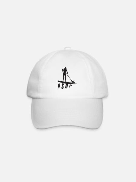 SUP - Baseballkappe - Weiß/Weiß