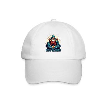 Der Aufstieg der Gartenzwerge - Baseballkappe - Weiß/Weiß - Vorne