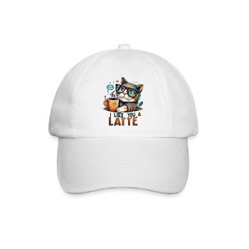 Latte Macchiato - Baseballkappe - Weiß/Weiß - Vorne