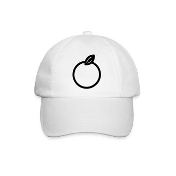 Zitrone - Baseballkappe - Weiß/Weiß - Vorne