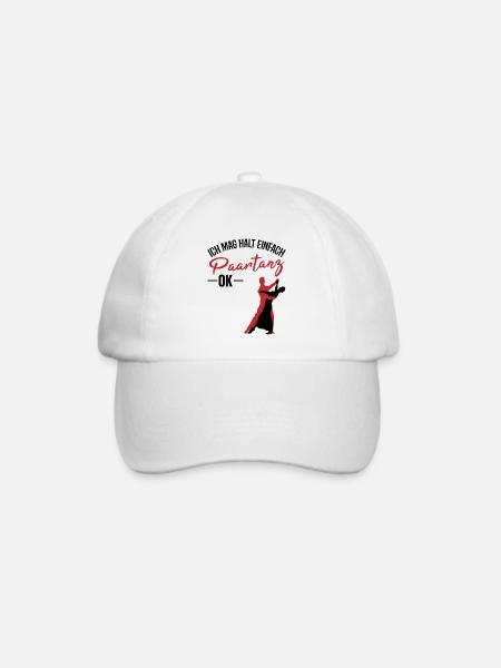 Für Paartanz Liebhaber - Baseballkappe - Weiß/Weiß