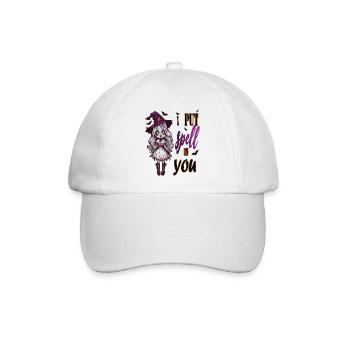 Zombie-Mädchen hat dich verzaubert - Baseballkappe - Weiß/Weiß - Vorne