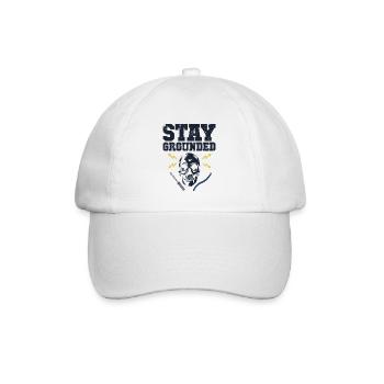 Stay Grounded Elektrotechniker Elektroniker - Baseballkappe - Weiß/Weiß - Vorne