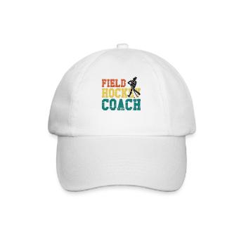 Field Hockey Coach Field Hockey - Baseballkappe - Weiß/Weiß - Vorne