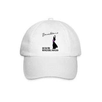 Sinnliche Bewegung - Der anspruchsvolle Bauchtanz - Baseballkappe - Weiß/Weiß - Vorne