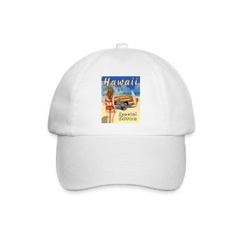 HAWAII Special Edition - Baseballkappe - Weiß/Weiß - Vorne